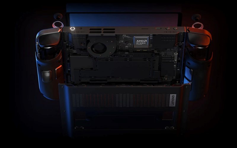 Un dettaglio di Legion GO Un dettaglio di Legion GO