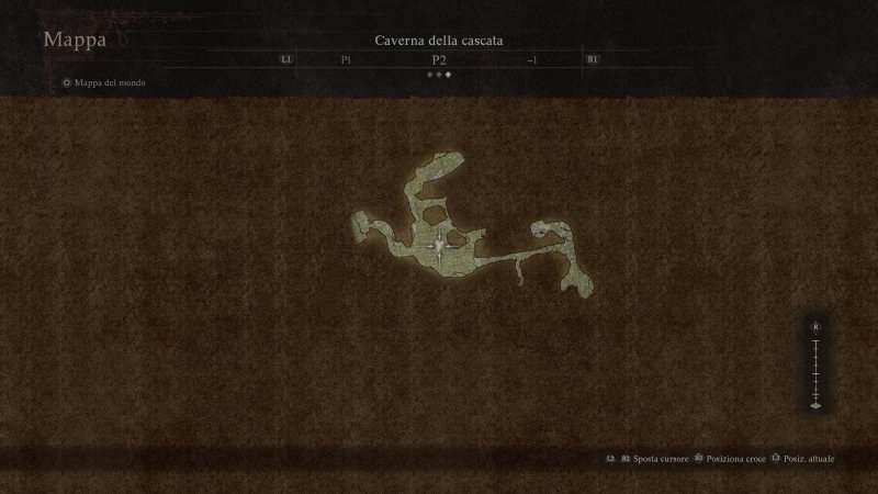 La posizione del forziere con entrambi i grimori