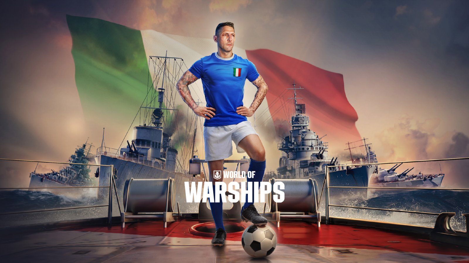 World of Warships: Marco Materazzi è il nuovo capitano delle navi italiane