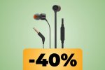 Gli auricolari JBL T110 con cavo antigroviglio sono ora in sconto su Amazon - Notizia