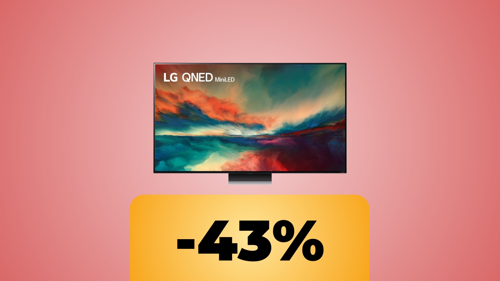 La smart TV LG QNED Mini LED da 86 pollici è al prezzo minimo storico su Amazon