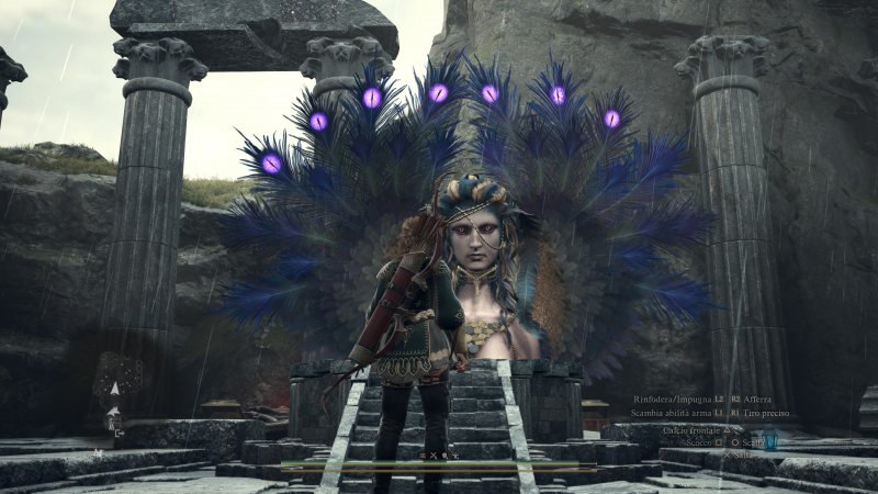 Basta contare le piume illuminate della Sfinge per completare questa sfida Basta contare le piume illuminate della Sfinge per completare questa sfida