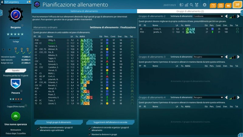 La gestione della squadra in We are Football 2024 è piuttosto classica La gestione della squadra in We are Football 2024 è piuttosto classica