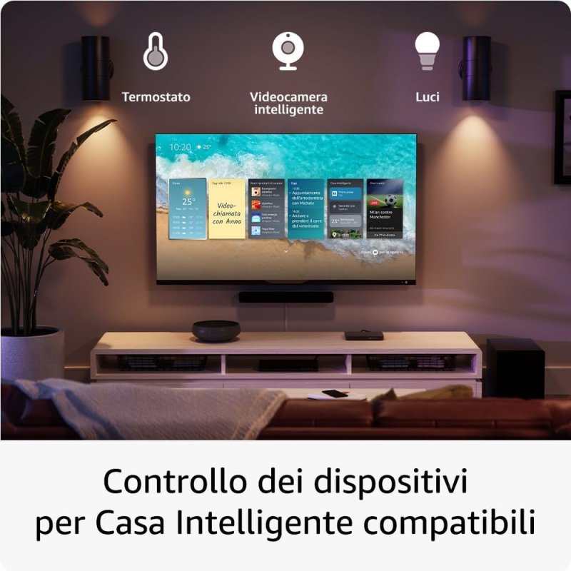 C'è anche il supporto alle funzioni Smart Home C'è anche il supporto alle funzioni Smart Home