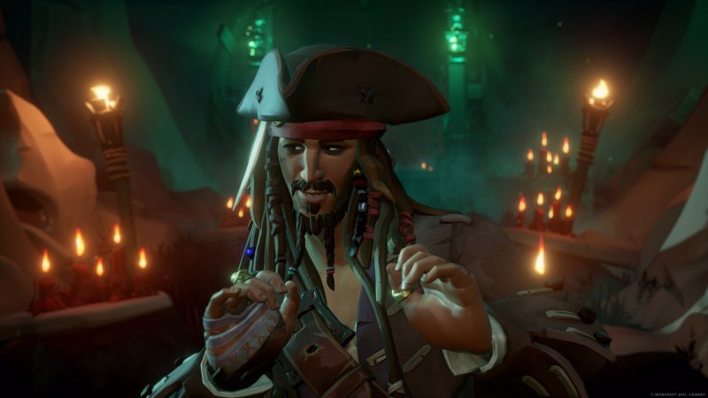 Tra i contenuti che i giocatori PS5 troveranno al lancio di Sea of Thieves c'è anche il crossover con i Pirati dei Caraibi