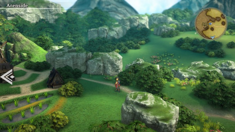 La mappa del mondo 3D ricorda tantissimo quelle dei JRPG anni 90