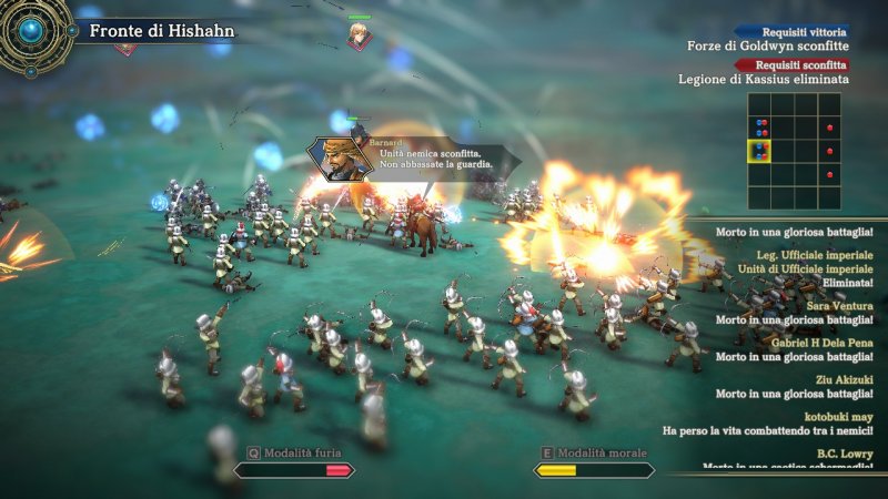 Le battaglie tra eserciti sono molto generiche