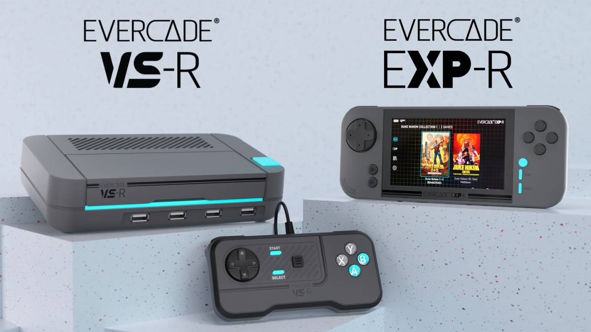 Evercade EXP-R e VS-R annunciate: la nuova retro-console portatile costa meno di prima