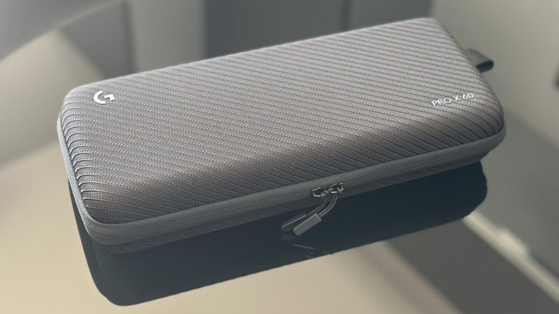 La comoda custodia della Logitech G PRO X 60 LIGHTSPEED La comoda custodia della Logitech G PRO X 60 LIGHTSPEED