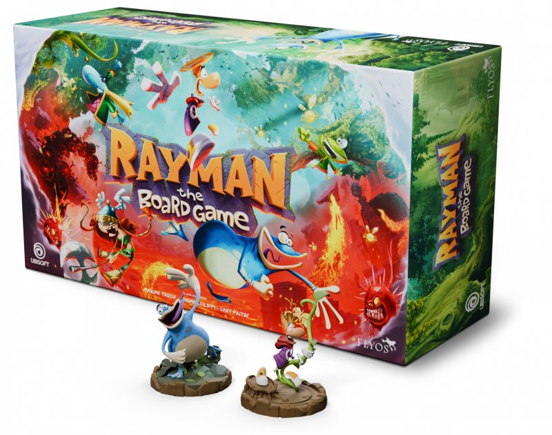 La scatola del gioco da tavolo di Rayman La scatola del gioco da tavolo di Rayman