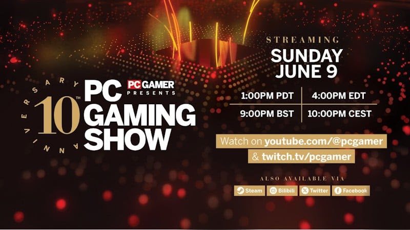 La locandina del PC Gaming Show 2024