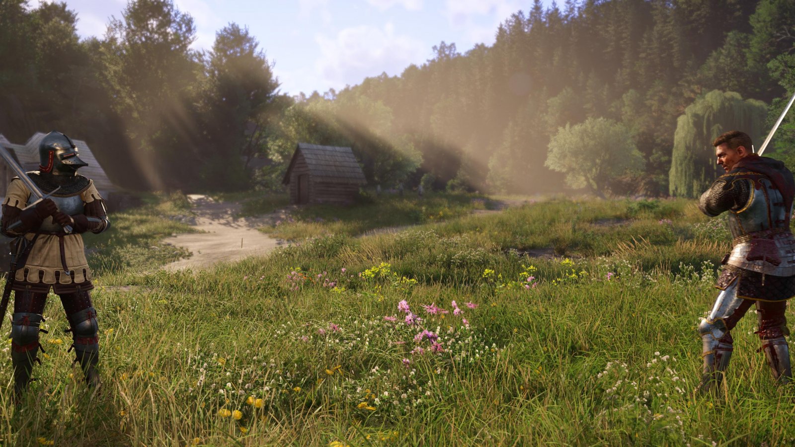 Un combattimento tra due soldati in Kingdom Come: Deliverance II