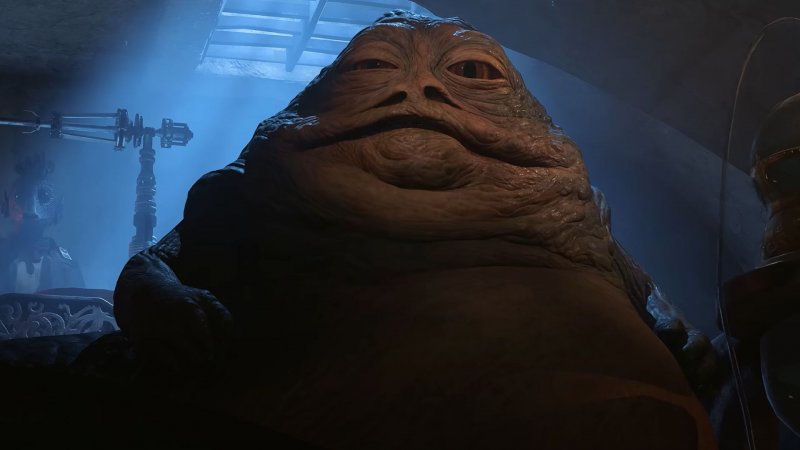 Jabba the Hutt sempre in grandissima forma in Star Wars Outlaws