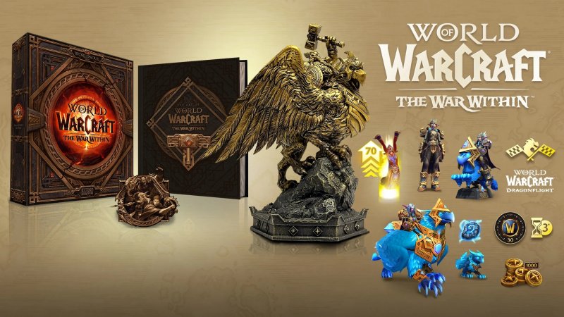 La Collector's Edition di The War Within include una statua per festeggiare il ventesimo anniversario di WoW