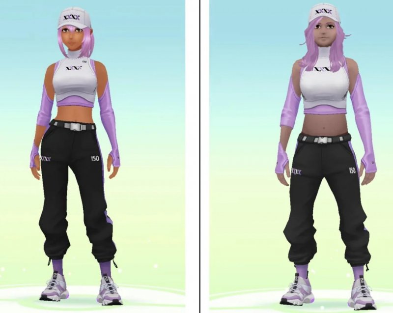 Un avatar femminile prima e dopo Un avatar femminile prima e dopo