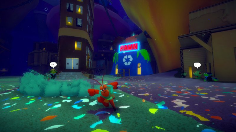 Ben presto si arriva a una città che è l'hub principale di Another Crab's Treasure Ben presto si arriva a una città che è l'hub principale di Another Crab's Treasure