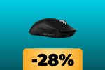 Il mouse Logitech G PRO X SUPERLIGHT 2 LIGHTSPEED è al prezzo minimo storico su Amazon - Notizia