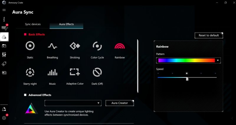 Questo è il software Armoury Crate su PC per personalizzare gli auricolari Questo è il software Armoury Crate su PC per personalizzare gli auricolari