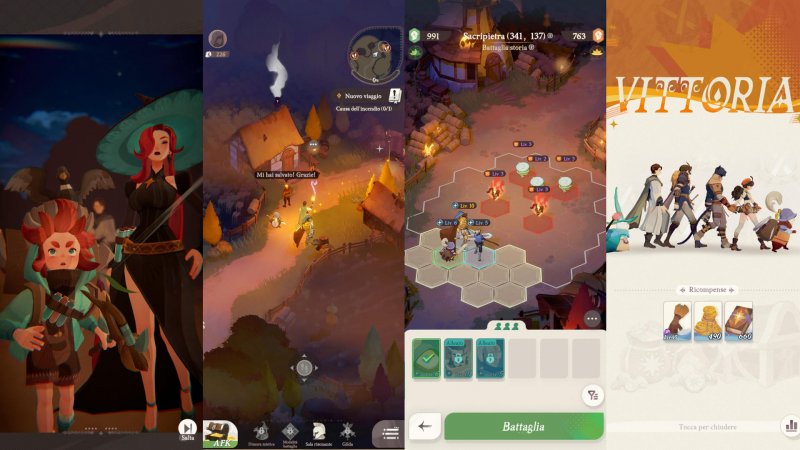 Vari momenti di gioco da AFK Journey Vari momenti di gioco da AFK Journey