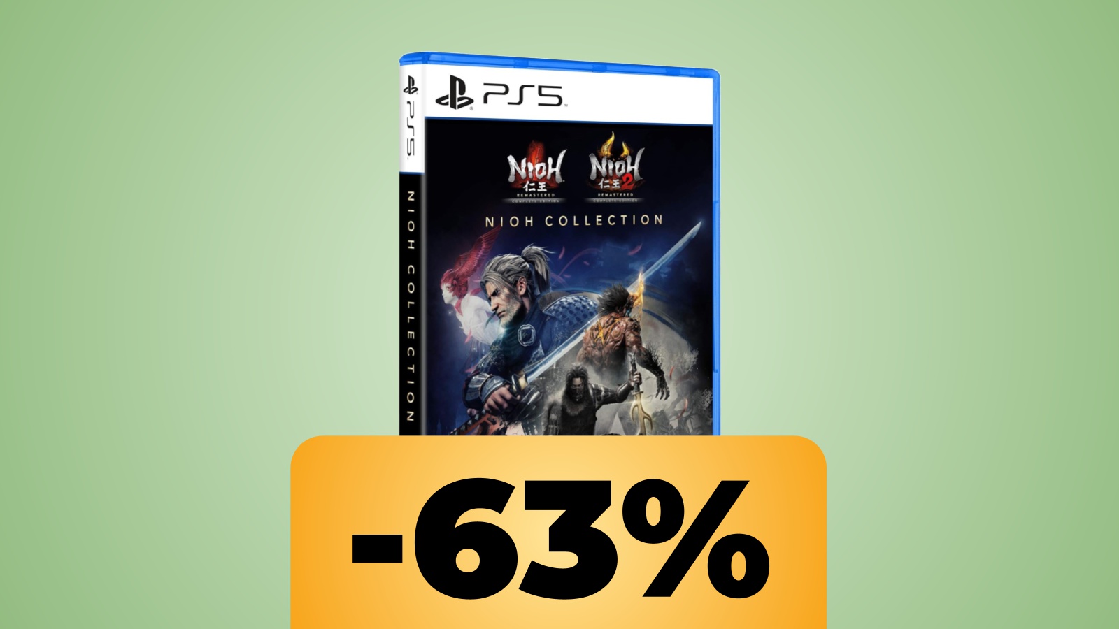Nioh Collection: due giochi in uno per PS5 a basso prezzo su Amazon Italia