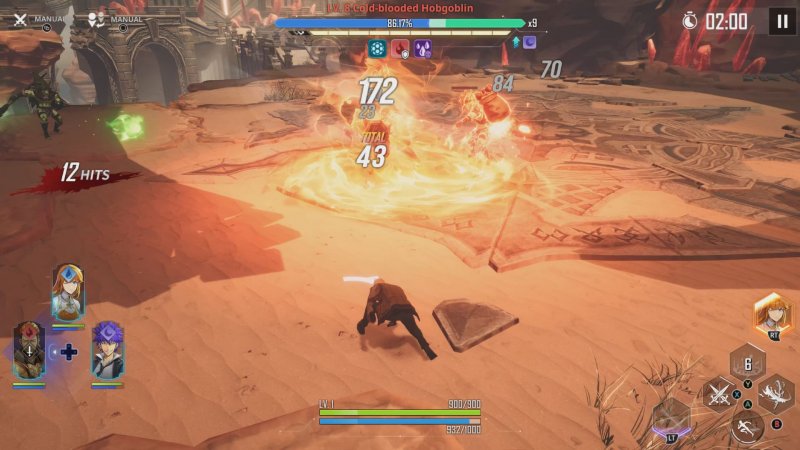 L'azione con i personaggi di supporto in Solo Leveling: Arise