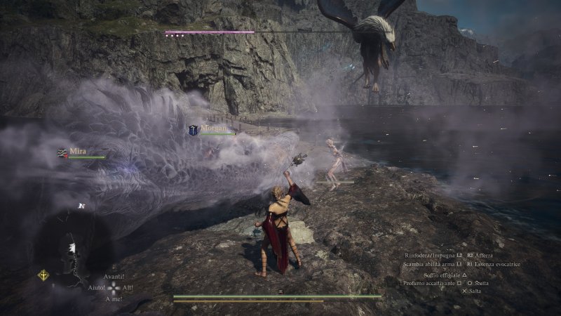 Il Drago Illusorio fa vacillare o tramortisce anche i nemici di grossa stazza. Provate a immaginare che brutta fine ha fatto questo incauto Grifone