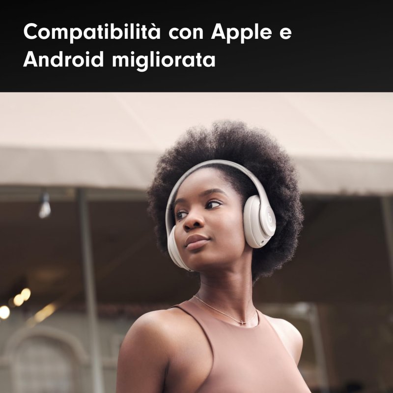 Le cuffie supportano Apple e Android