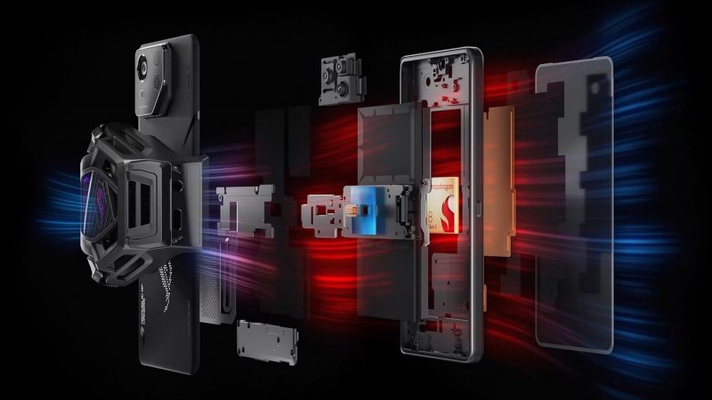 Il sistema di raffreddamento dello smartphone garantisce un'ottima ventilazione