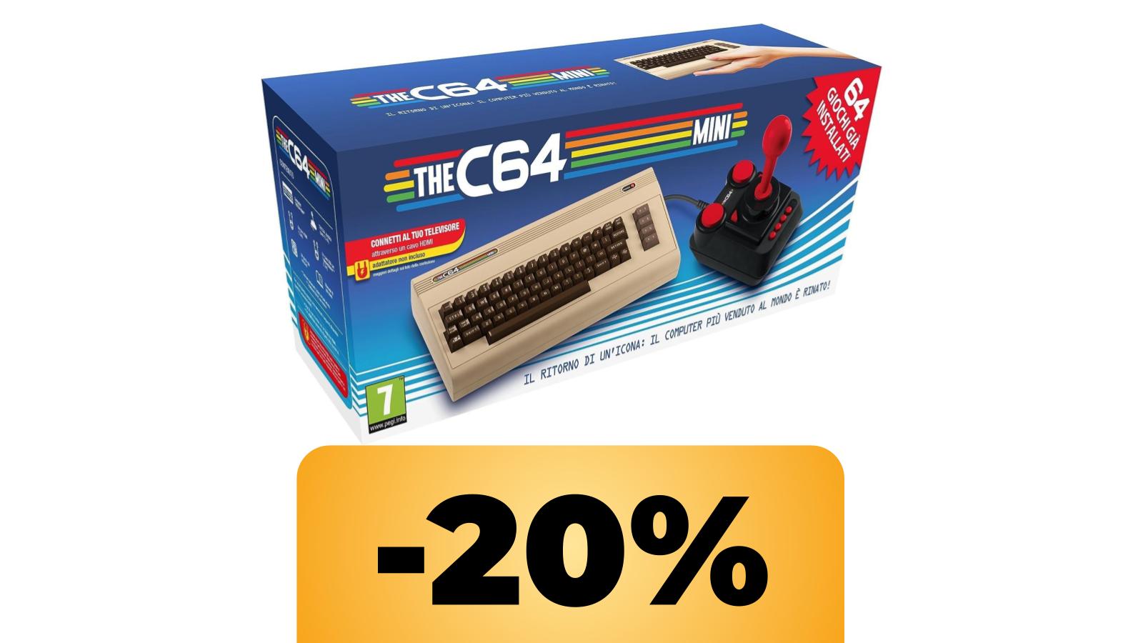 THE C64 Mini, la versione mini del Commodore 64, in sconto su Amazon