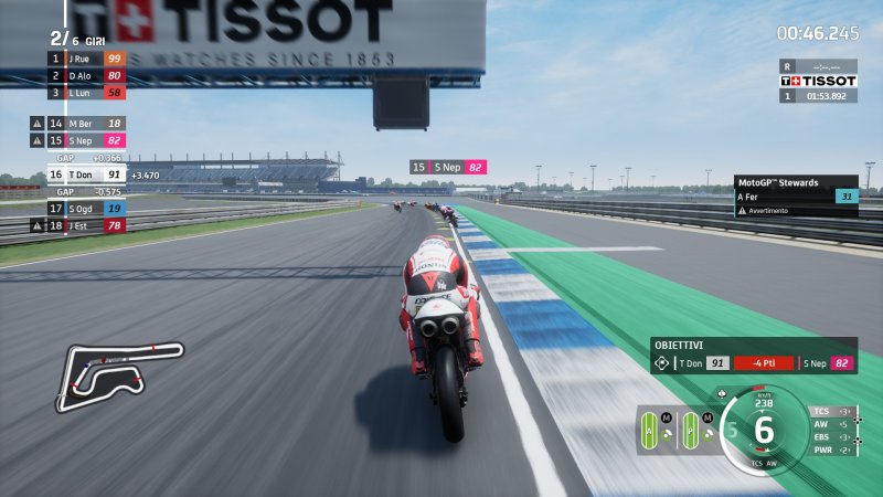 MotoGP 24, unfortunately, is not a video game that welcomes new players.  There is no section where you can learn the basics and no guided trials explaining the effect of changes on the bike's behavior
