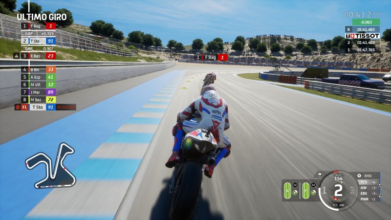The immersion and precision achieved by the Milestone developers is truly noteworthy in MotoGP 24: you will feel as if you are just a few centimeters away from the asphalt