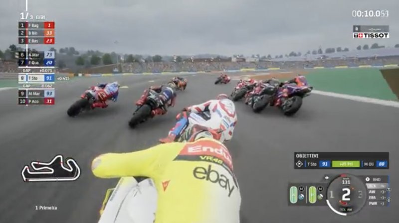 The main problem with MotoGP 24 is the artificial intelligence that amazes the best riders in the world to the point of absurdity or makes the contenders for 19th place in the standings too ferocious.