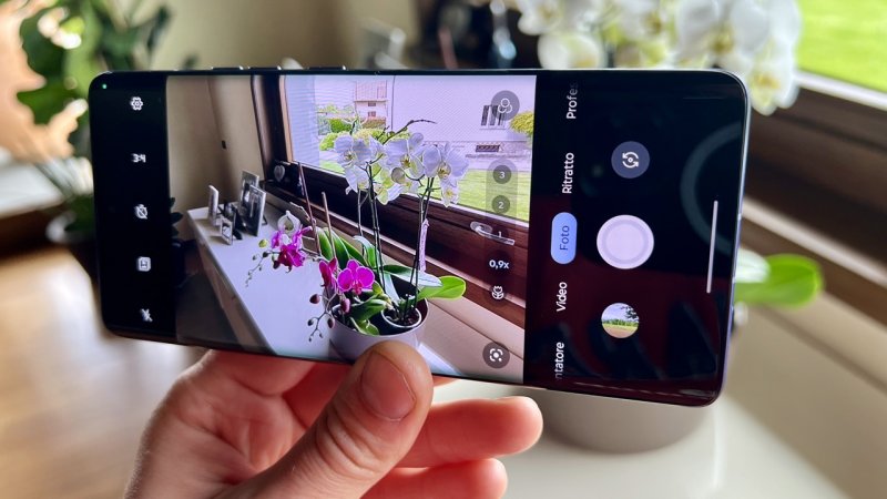 L'app fotografica di Motorola Edge 50 Pro in azione L'app fotografica di Motorola Edge 50 Pro in azione