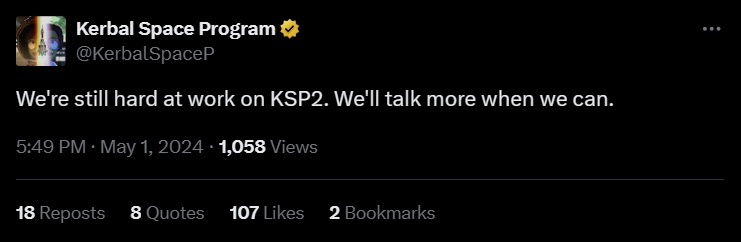 Lo sviluppo continuerà