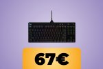 La tastiera Logitech G PRO TKL è a un nuovo prezzo minimo storico su Amazon - Notizia