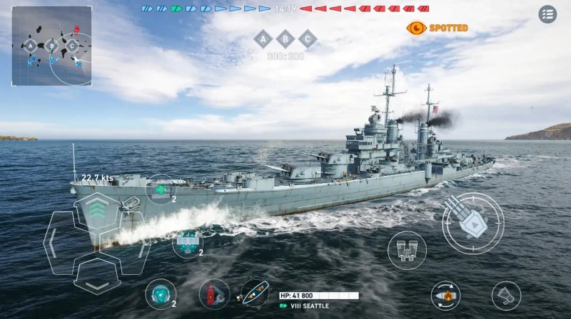 La riproduzione delle navi è notevole anche in World of Warships Legends PvP