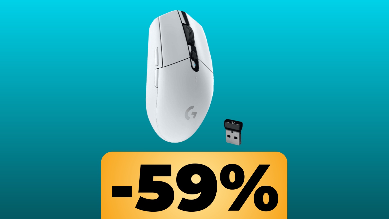 Il mouse Logitech G G305 Lightspeed è al prezzo minimo storico su Amazon con un grande sconto