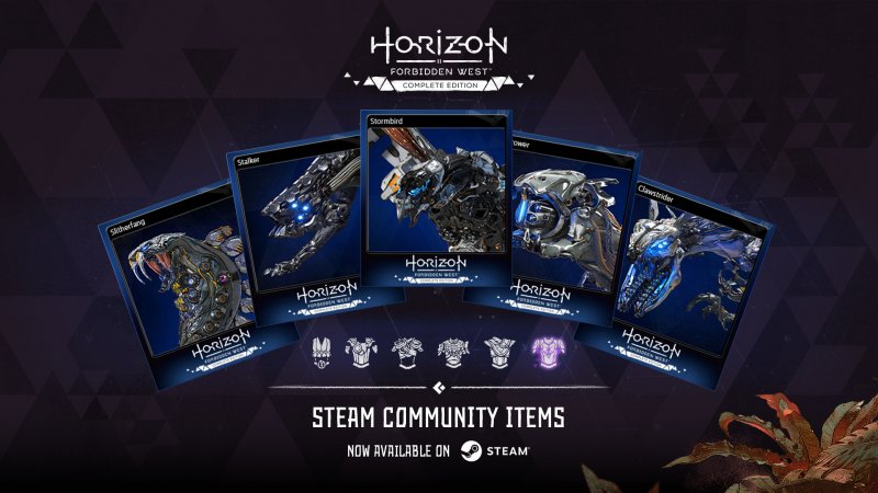 Ecco gli oggetti comunitari di Steam di Horizon Forbidden West