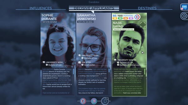 DOLOS è un'intelligenza artificiale chiamata a scegliere in maniera inappellabile il futuro professionale delle persone. Insomma, le premesse di DOLOS: Your Best Future non sono particolarmente confortanti.. DOLOS è un'intelligenza artificiale chiamata a scegliere in maniera inappellabile il futuro professionale delle persone. Insomma, le premesse di DOLOS: Your Best Future non sono particolarmente confortanti..