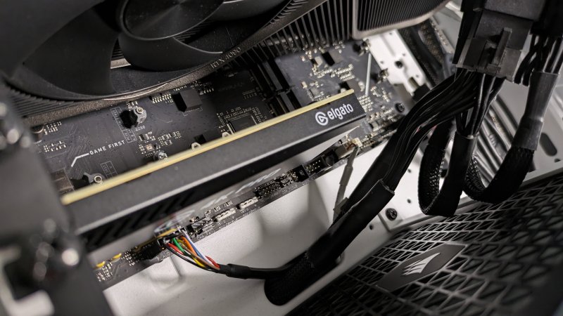 Elgato 4K Pro all'interno della nostra configurazione di prova