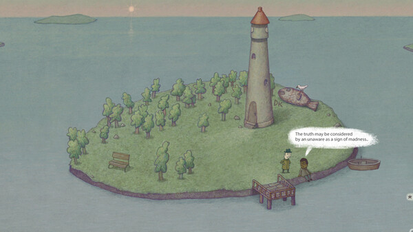 La demo di Follow the meaning è molto breve e mostra un'avventura punta e clicca tradizionale, impreziosita da disegni realizzati a mano La demo di Follow the meaning è molto breve e mostra un'avventura punta e clicca tradizionale, impreziosita da disegni realizzati a mano