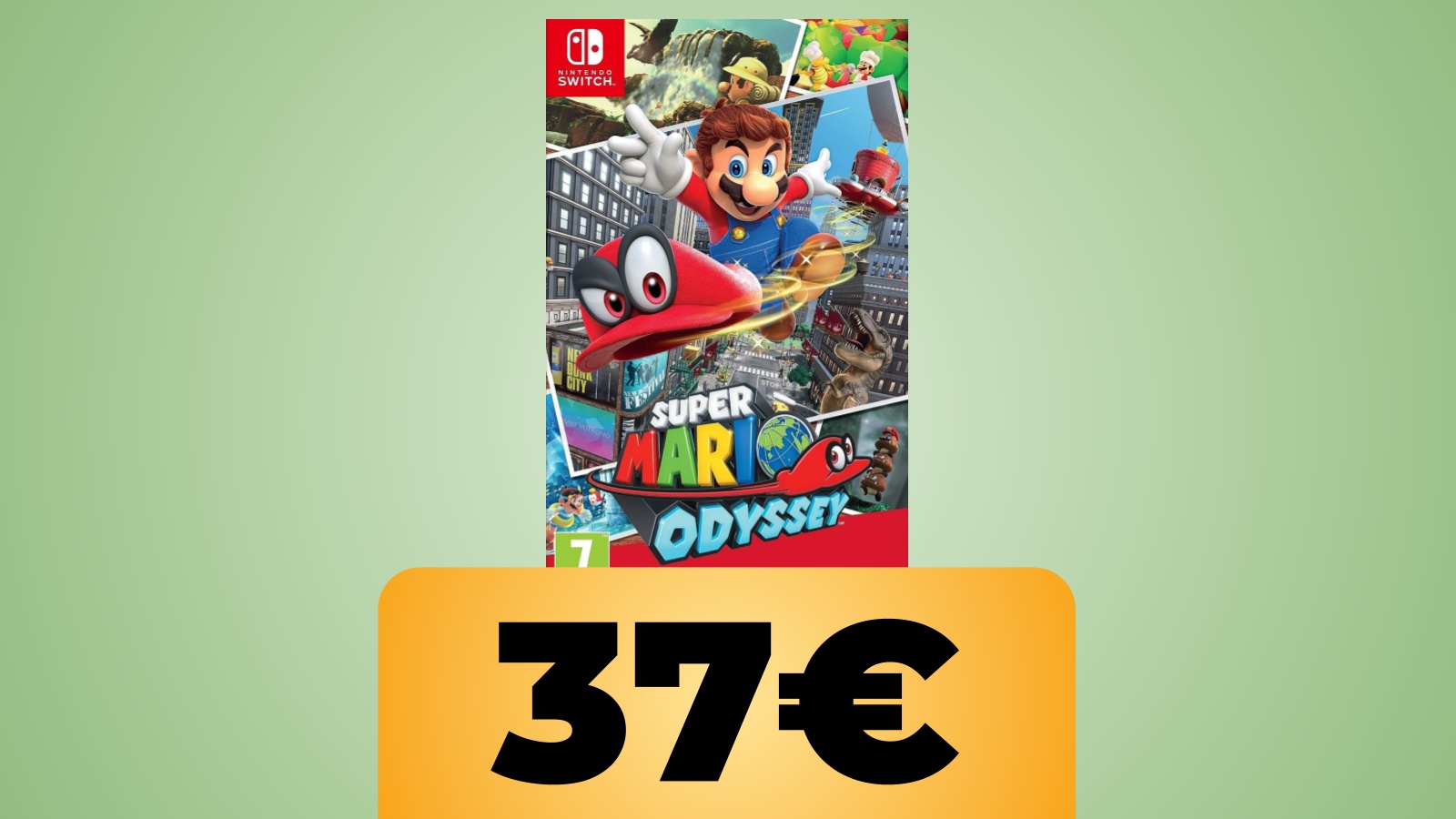 Super Mario Odyssey al prezzo minimo su Amazon: un raro sconto per il gioco Nintendo Switch