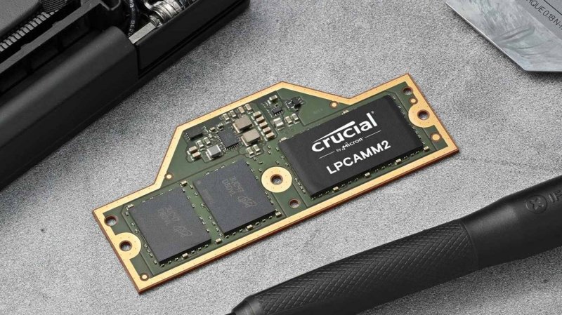 Un dettagli dei moduli LPCAMM2