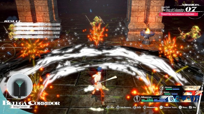 Nei dungeon possiamo attaccare i nemici per eliminarli o stordirli prima di un combattimento a turni Nei dungeon possiamo attaccare i nemici per eliminarli o stordirli prima di un combattimento a turni