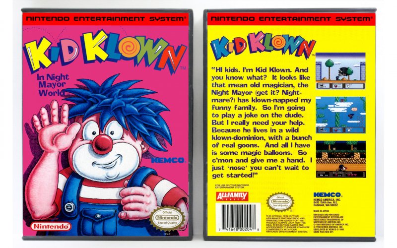 Lui è Kid Klown, protagonista di Kid Klown in Night Mayor World, e forse ora capiamo perché andavano di licenza in licenza invece di usare i propri personaggi...