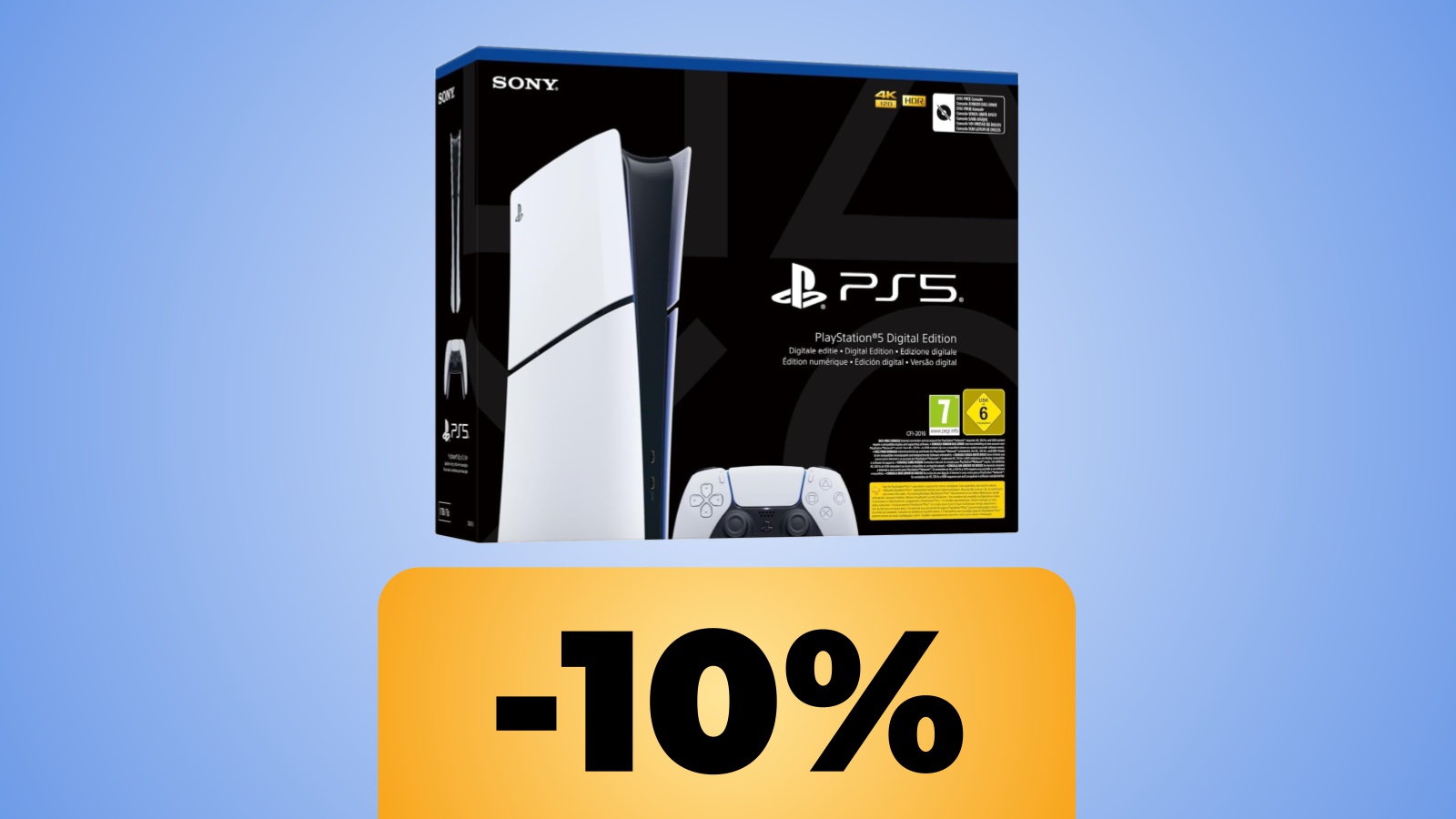 PS5 Slim versione digital è in sconto su Amazon Italia: vediamo il prezzo