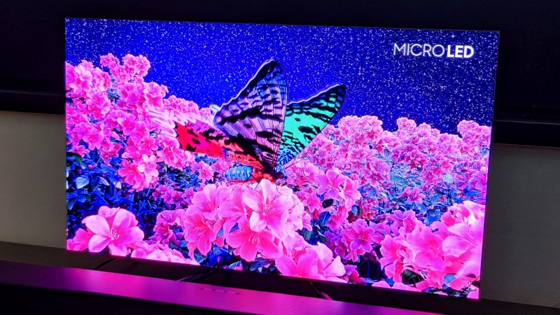 Il display Micro LED esposto alla Samsung SmartHome di Milano Il display Micro LED esposto alla Samsung SmartHome di Milano