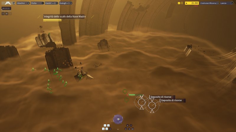 In questo livello una nebulosa traglia lo spazio in due: chi sta sotto non vede chi è sopra e viceversa