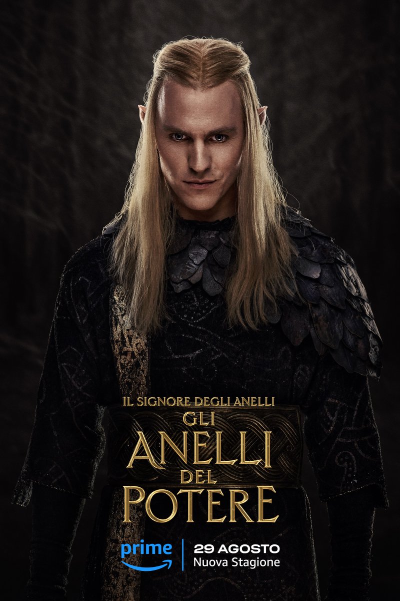 Il poster della seconda stagione de Il Signore degli Anelli: Gli Anelli del Potere con Sauron Il poster della seconda stagione de Il Signore degli Anelli: Gli Anelli del Potere con Sauron