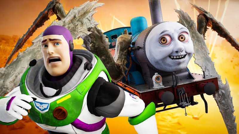 Non potevano di certo mancare Buzz Lightyear e il Trenino Thomas
